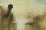 水彩大师 William Turner_1835-1840 Paysage avec de l'eau